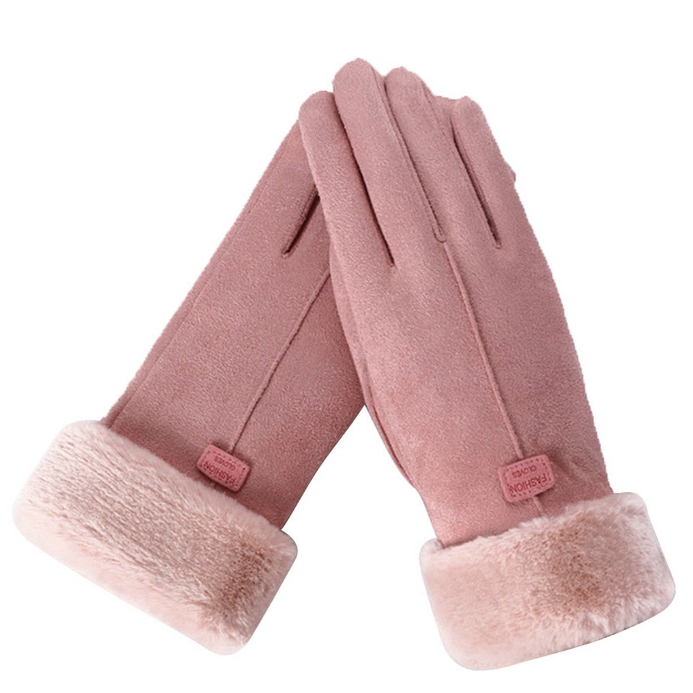 PASHION Warme Waterdichte Handschoenen – Touchscreen, Fleece Gevoerd voor Dames