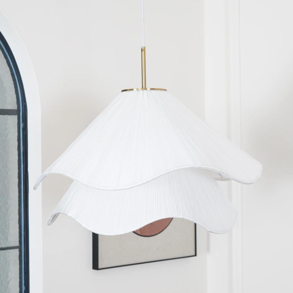 Boho Chic Plafondlamp – Warm LED Licht 3000K-6000K Japandi style