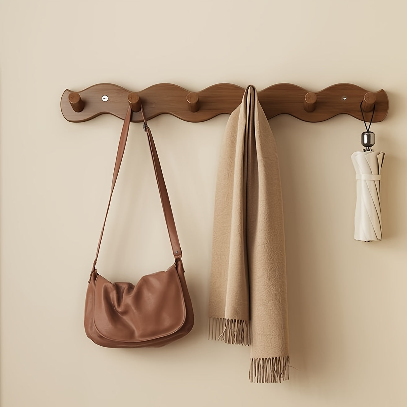 Minimalistische Bamboe Wandkapstok – Hét Detail voor jouw Interieur