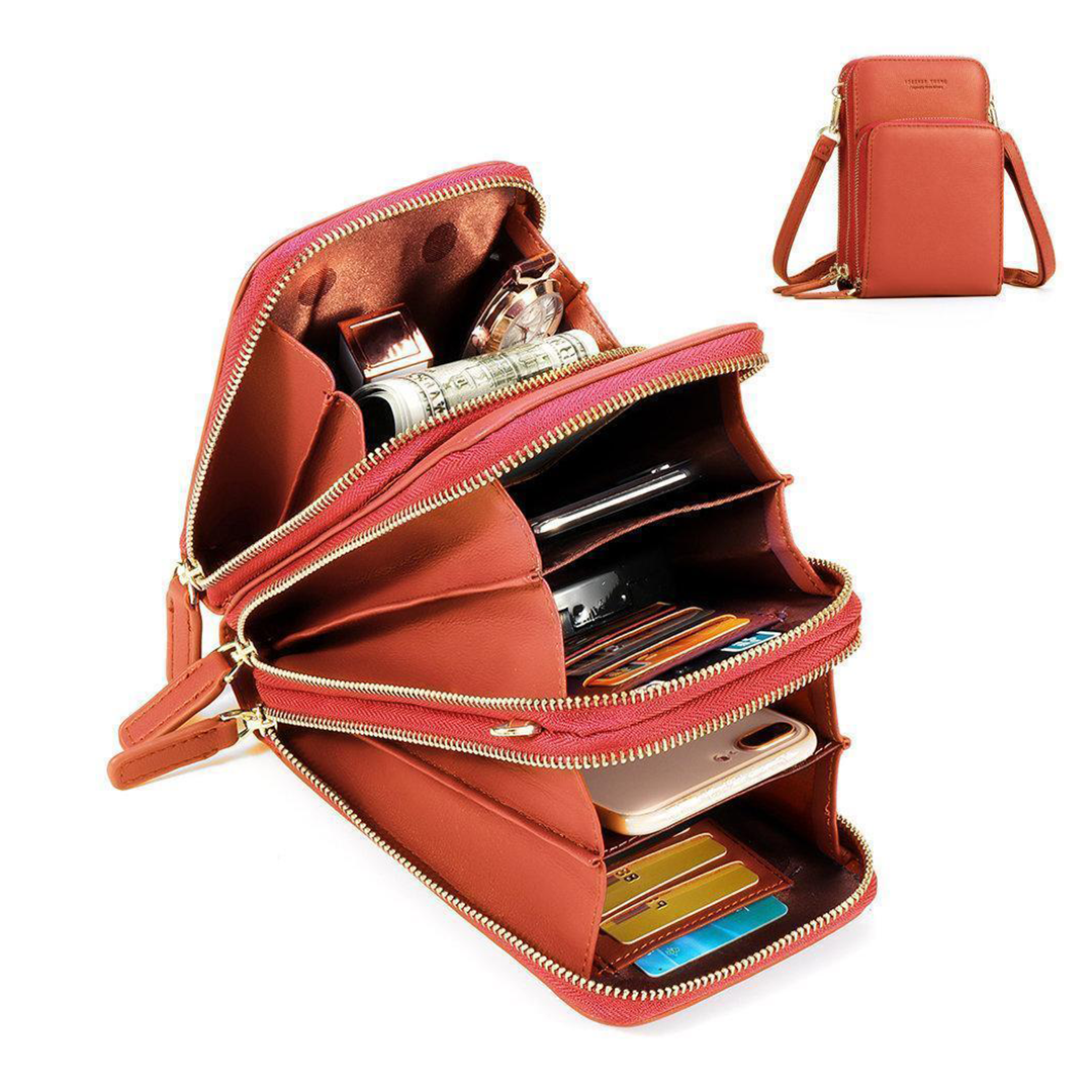 Crossbody Tas Dames – Compacte Wallet Schoudertas