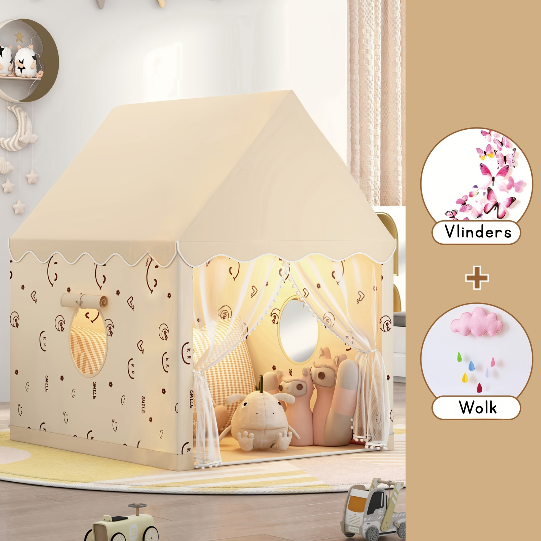 Prinsessen Speeltent voor Kinderen – Magisch Speelhuis voor Binnen & Buiten