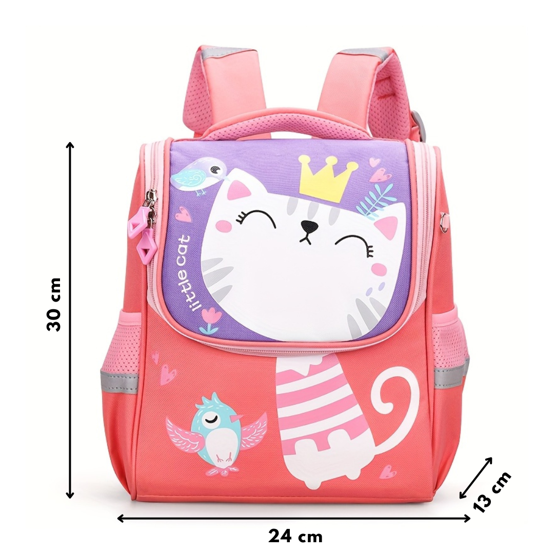 Kitten Rugzak voor Meisjes – Kleuter Schooltas