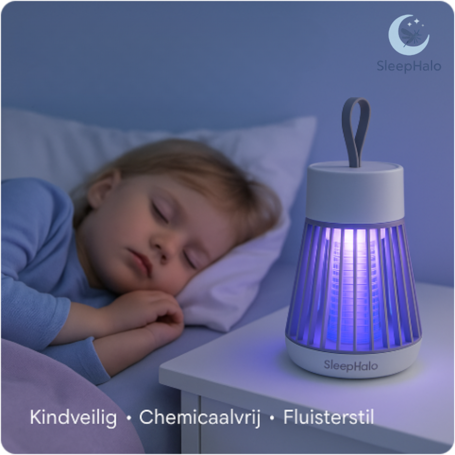 SleepHalo - elektrische muggenlamp