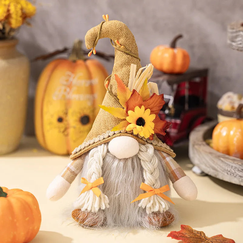 Herfst Decoratie – Gnome met LED Verlichting