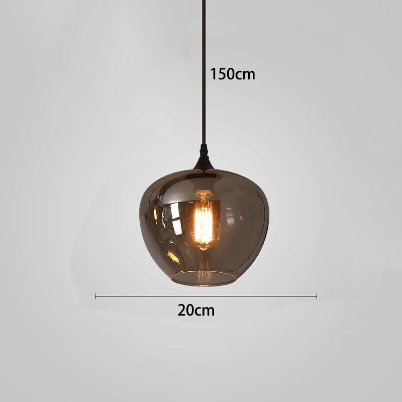 Moderne Hanglamp – Luxe Glaslamp Industrieel Interieur