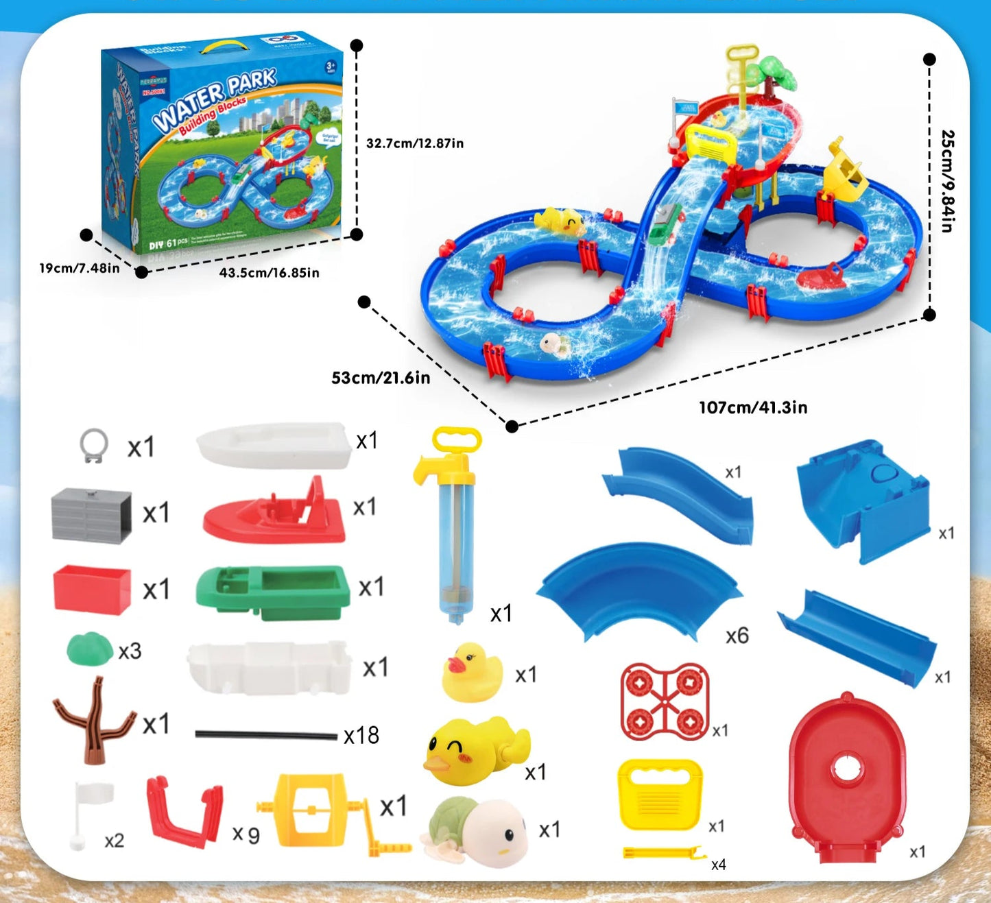 Waterspeelbaan Voor Kinderen – Interactief Zomers Buitenspeelgoed