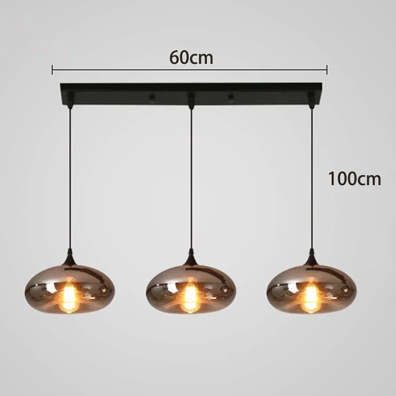 Moderne Hanglamp – Luxe Glaslamp Industrieel Interieur