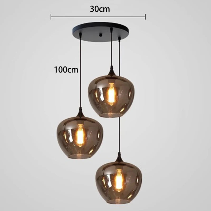 Moderne Hanglamp – Luxe Glaslamp Industrieel Interieur