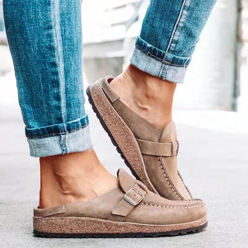 Suède Sandalen Heren – Loafer Stijl met Comfortabele Pasvorm