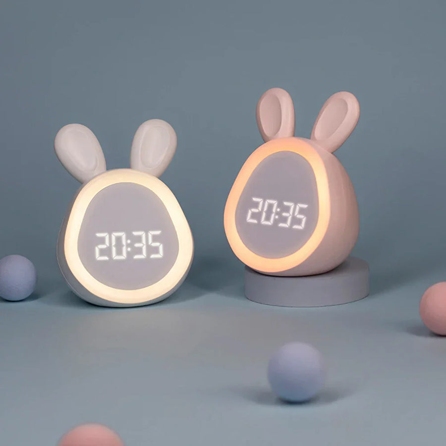 Konijnenwekker – Digitale Wekker met Nachtlampje voor Kinderen
