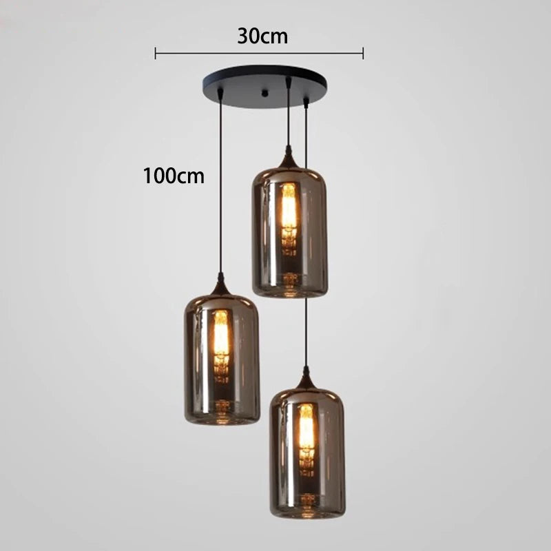 Moderne Hanglamp – Luxe Glaslamp Industrieel Interieur