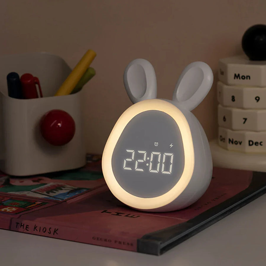 Konijnenwekker – Digitale Wekker met Nachtlampje voor Kinderen