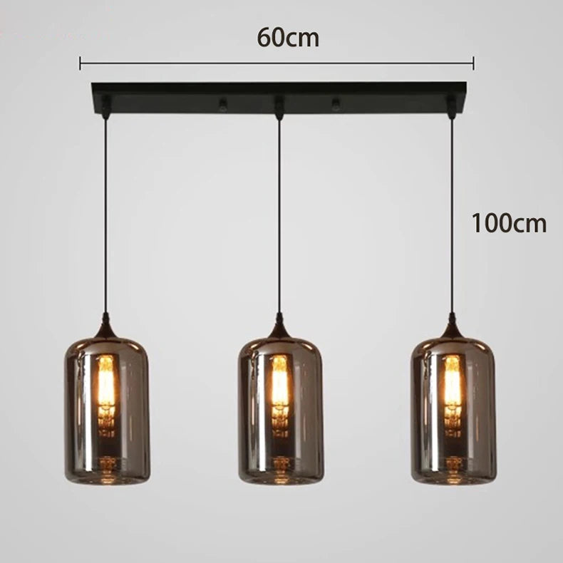 Moderne Hanglamp – Luxe Glaslamp Industrieel Interieur