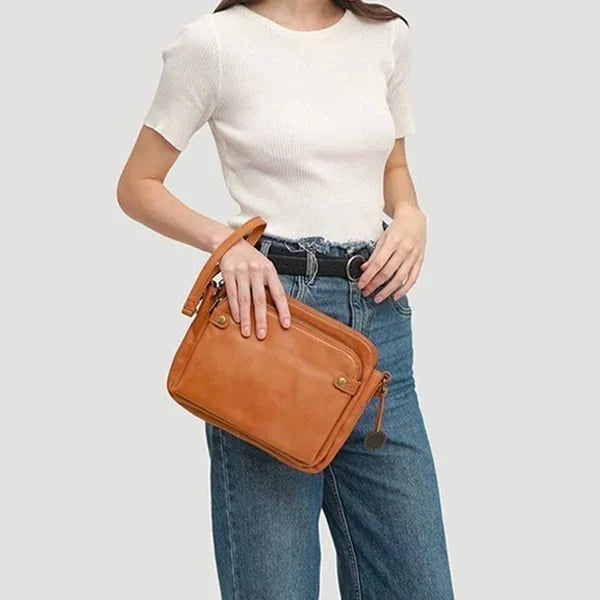 LuxBag - Leren crossbody schoudertas dames tas
