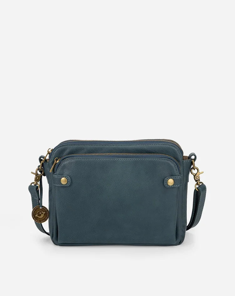 LuxBag - Leren crossbody schoudertas dames tas