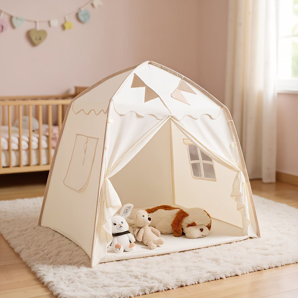 Schattig Kinder Speelhuis – Speeltent Opvouwbaar voor Binnen & Buiten