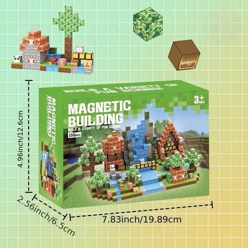 Magnetische Speelgoedset 150 Stuks – Educatief Cadeau voor Kinderen