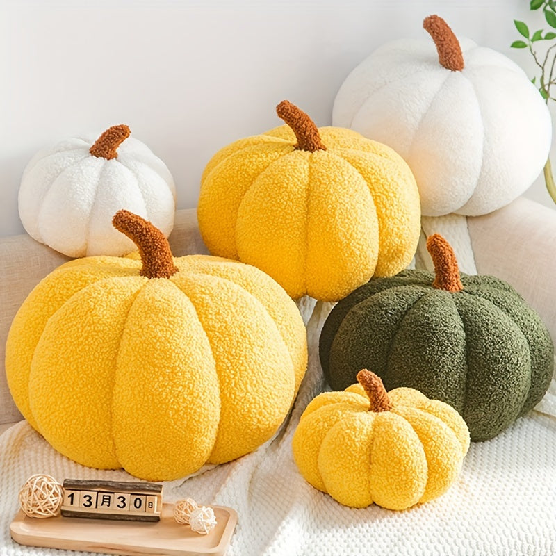 Herfst Decoratie – Teddy Pompoen Kussen