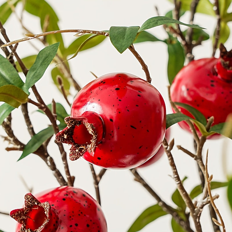 Granaatappel Kunstbloemen – Decoratieve Takken voor Vaas