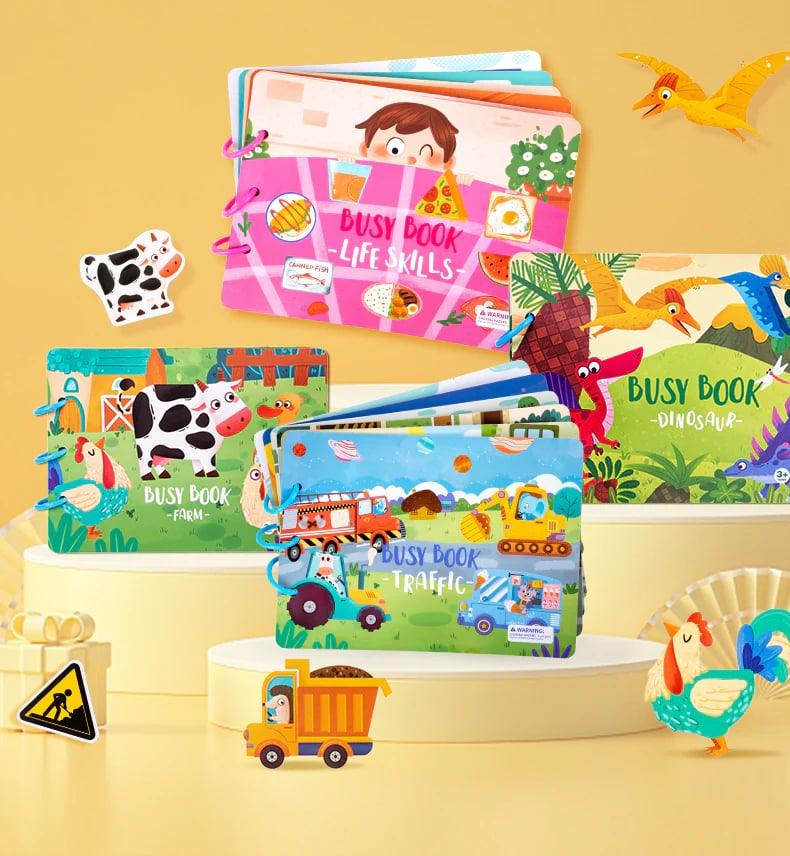 Busy Book – Educatief Zintuigen Boek voor Kinderen