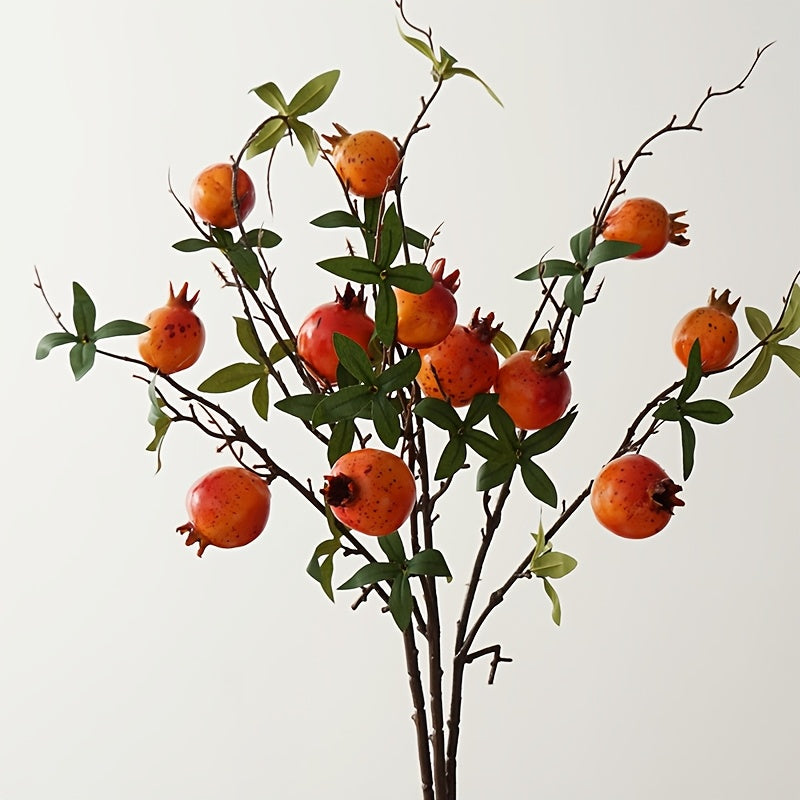 Granaatappel Kunstbloemen – Decoratieve Takken voor Vaas