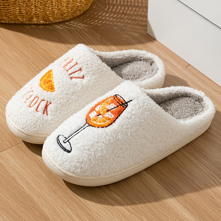 Aperol Spritz Slippers - Instap Winter Sloffen met Design