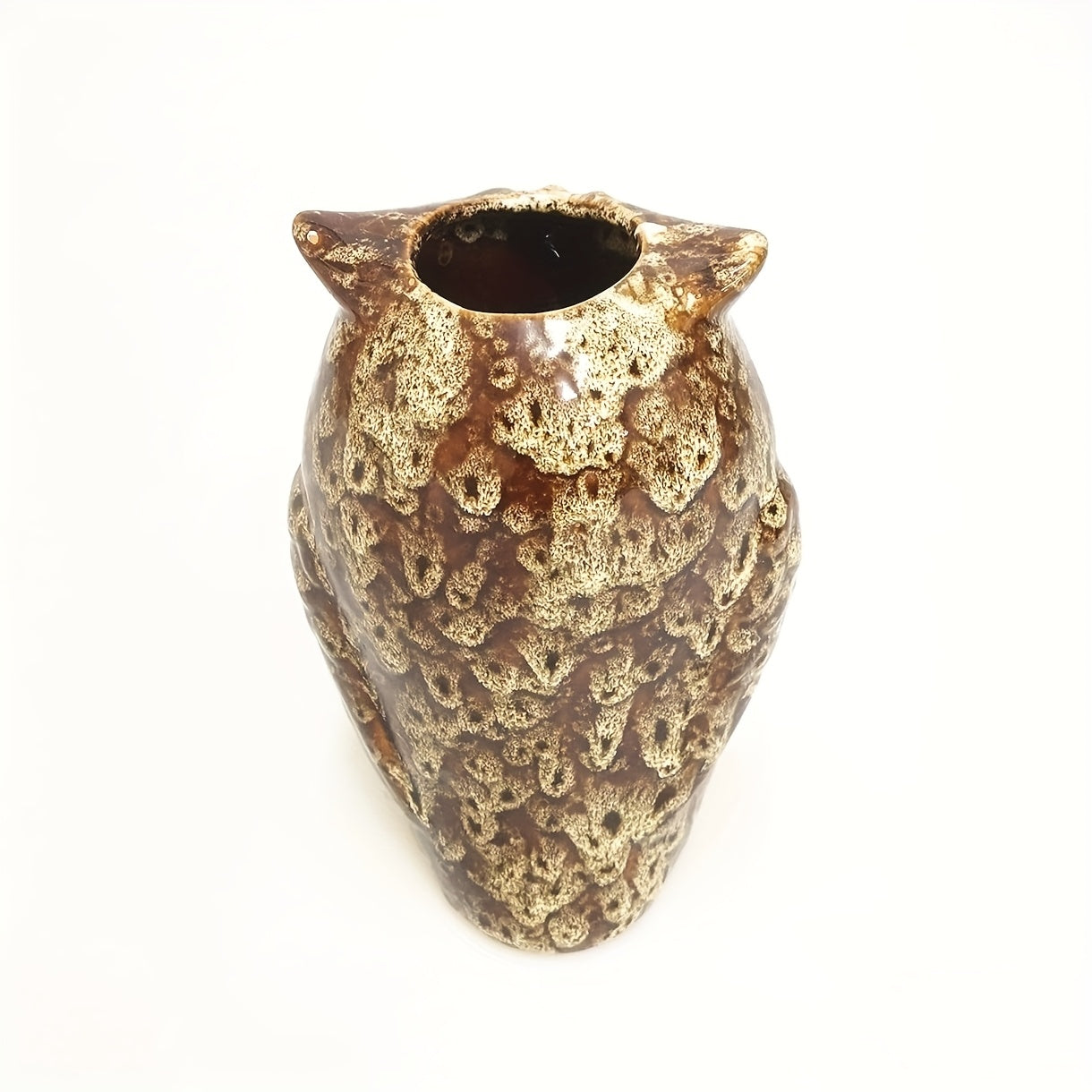 Keramische Uil Vaas – Unieke Herfstdecoratie