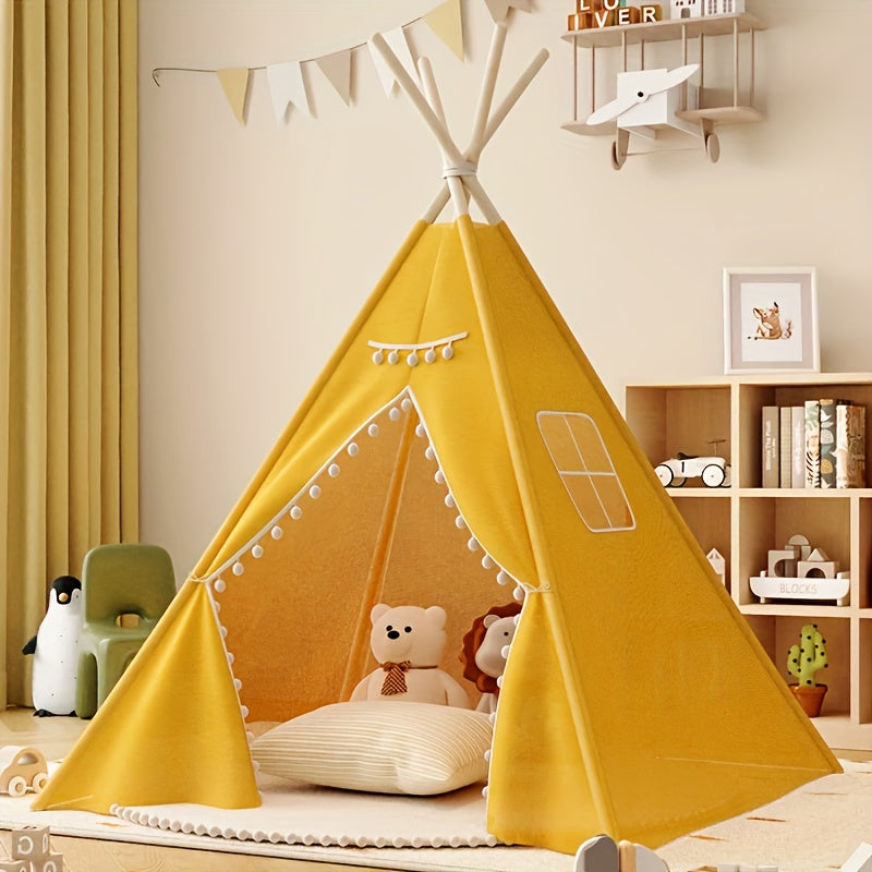 Kinder Tipi Speeltent – Opvouwbare Speelhuis Voor Binnen & Buiten