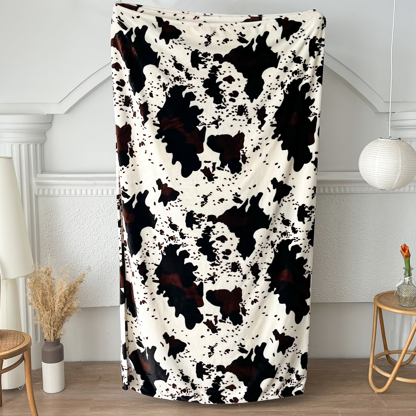 Koeienprint Deken – Zacht & Warm Fleece Plaid