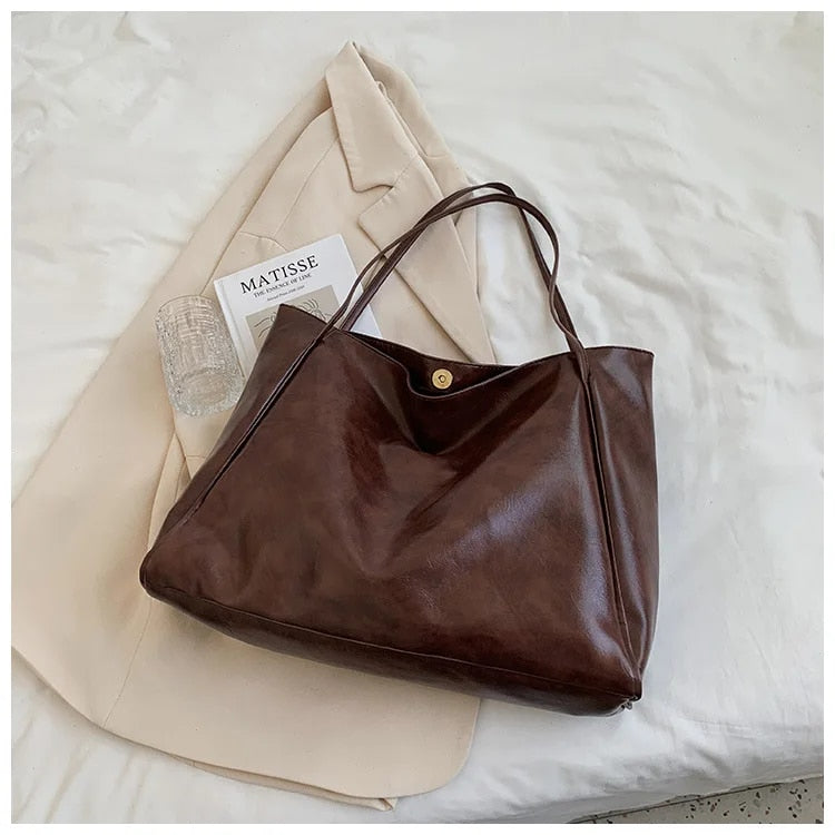 Avara – Elegante Luxe Leren Schoudertas