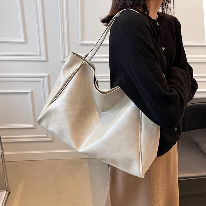 Avara – Elegante Luxe Leren Schoudertas