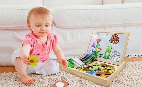 Magnetisch Teken- en Puzzelbord – Educatief Speelgoed voor Kinderen