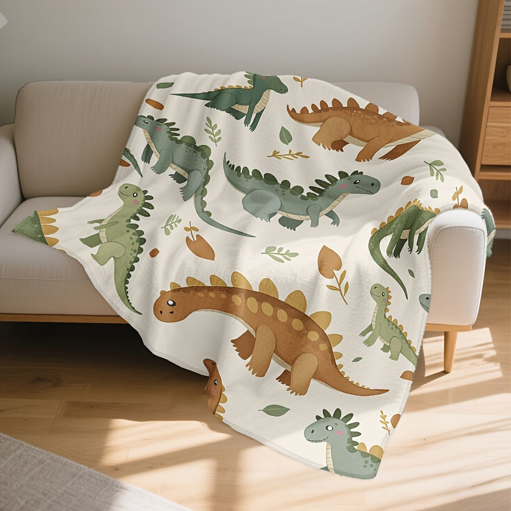 Cartoon Dino Deken – Zacht & Warm Design