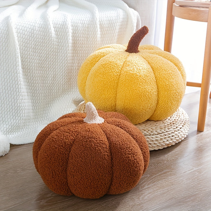 Herfst Decoratie – Teddy Pompoen Kussen