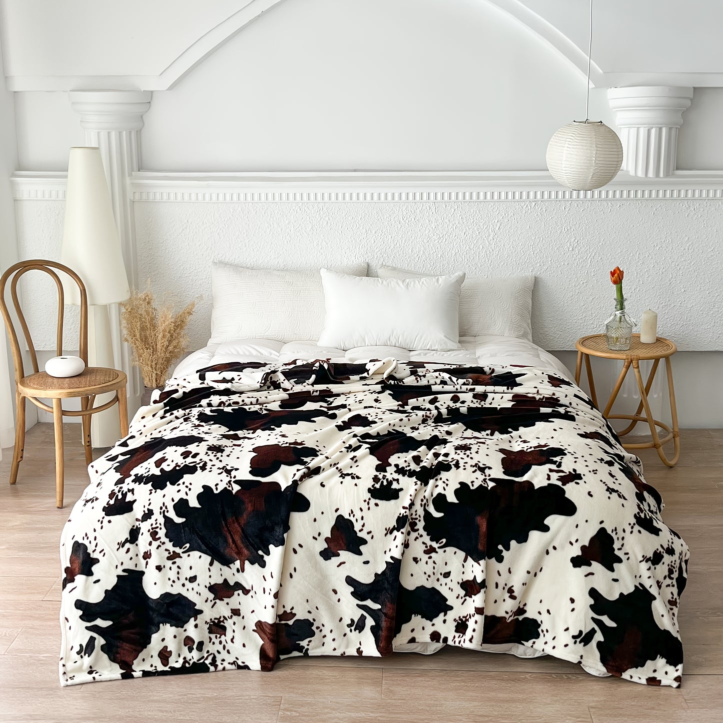 Koeienprint Deken – Zacht & Warm Fleece Plaid
