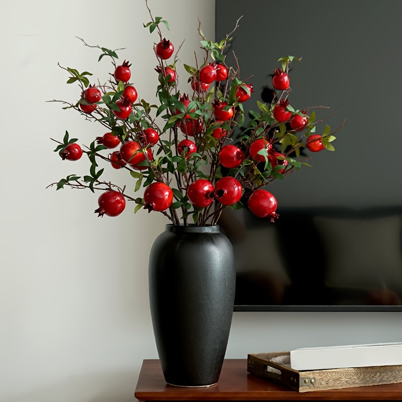 Granaatappel Kunstbloemen – Decoratieve Takken voor Vaas