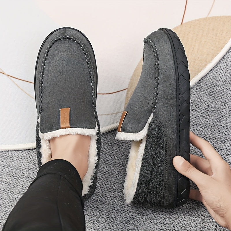 Loafers Pantoffels Heren – Schapenwollen Winter Sloffen