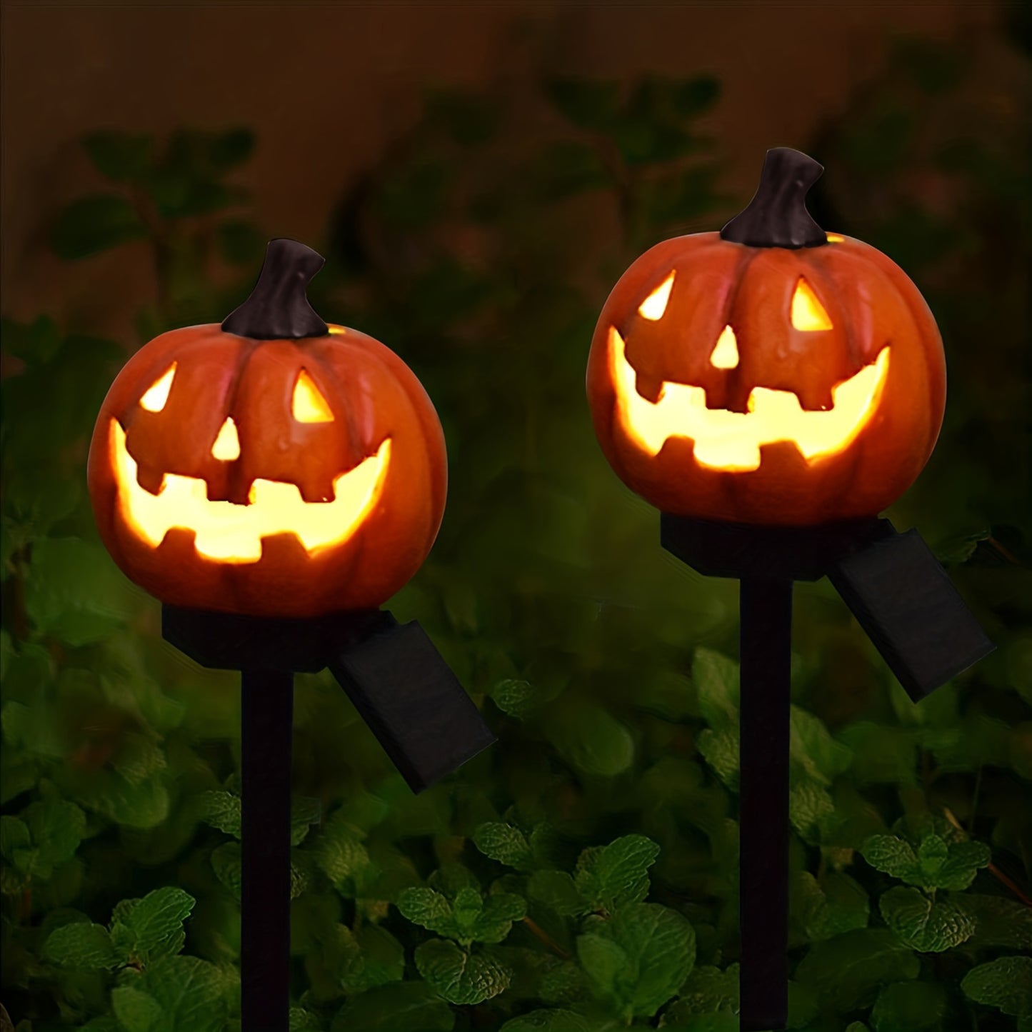 Halloween Solar Tuinverlichting – LED Pompoen Lamp