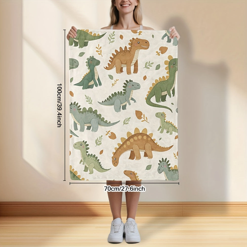 Cartoon Dino Deken – Zacht & Warm Design