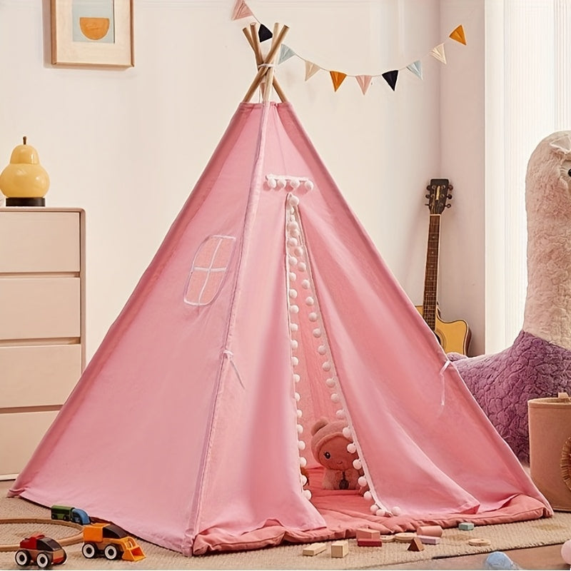 Kinder Tipi Speeltent – Opvouwbare Speelhuis Voor Binnen & Buiten