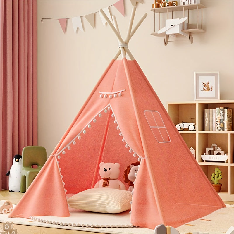 Kinder Tipi Speeltent – Opvouwbare Speelhuis Voor Binnen & Buiten