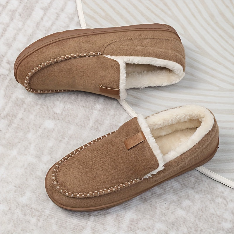 Loafers Pantoffels Heren – Schapenwollen Winter Sloffen