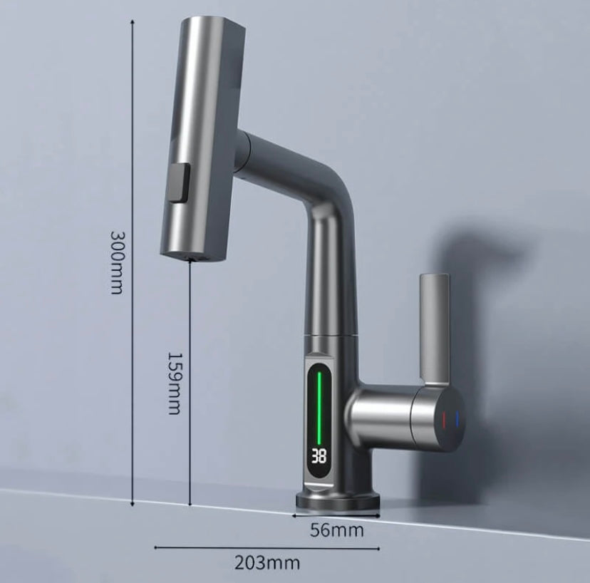 Slimme Keukenkraan met LED Display – Innovatief & Waterbesparend