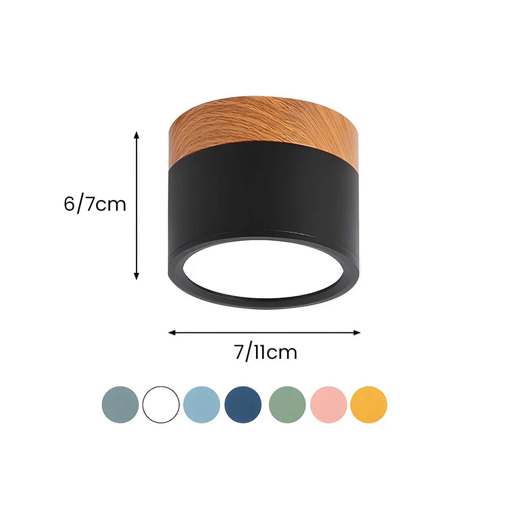 LED Plafondspots – Cylinder Kleine Plafondlamp