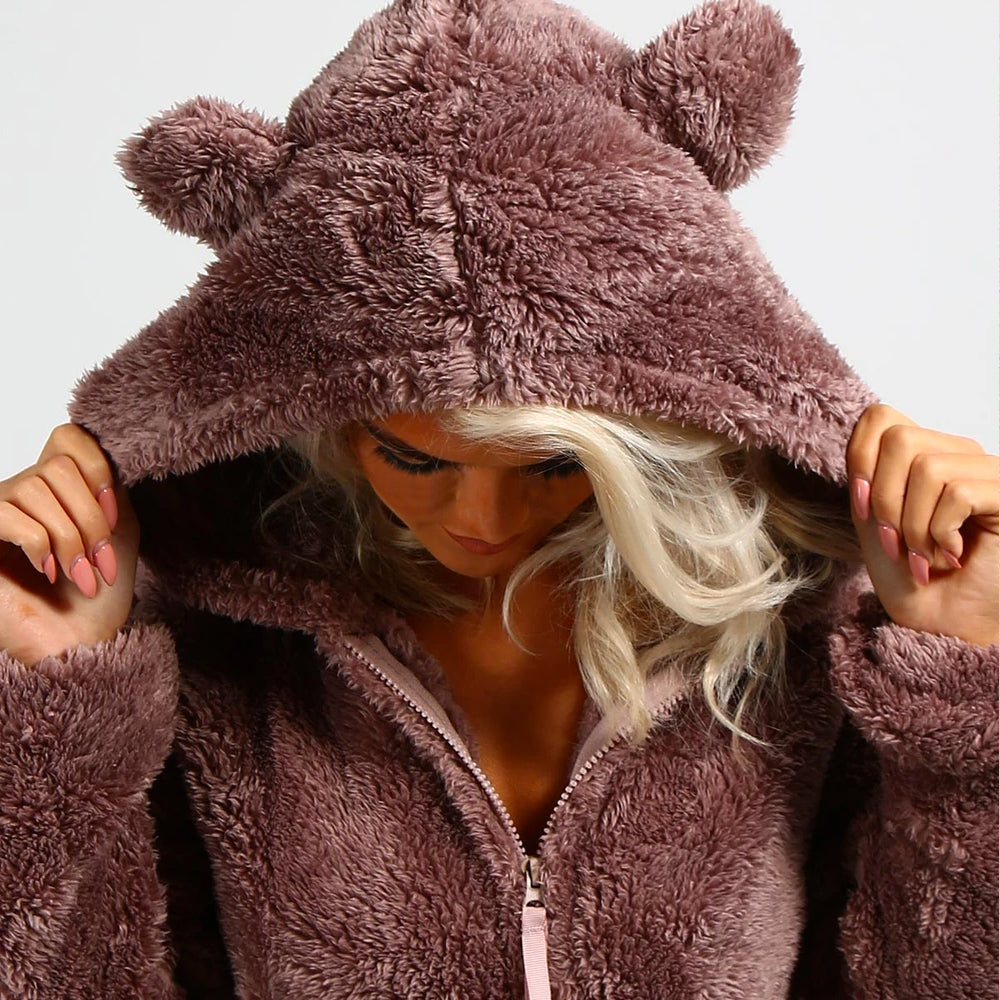 SnuggleSuits - Superzachte Fleece Onesie met Berenoortjes