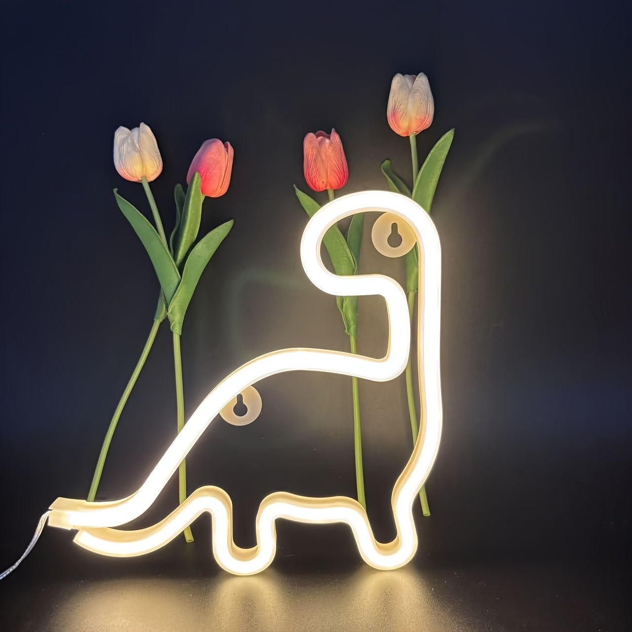 Neon verlichting Dino – Sfeervolle Wanddecoratie voor Kinderkamer