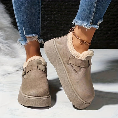 Winter Schoenen Dames – Warm Fleece Gevoerd & Antislip Zool
