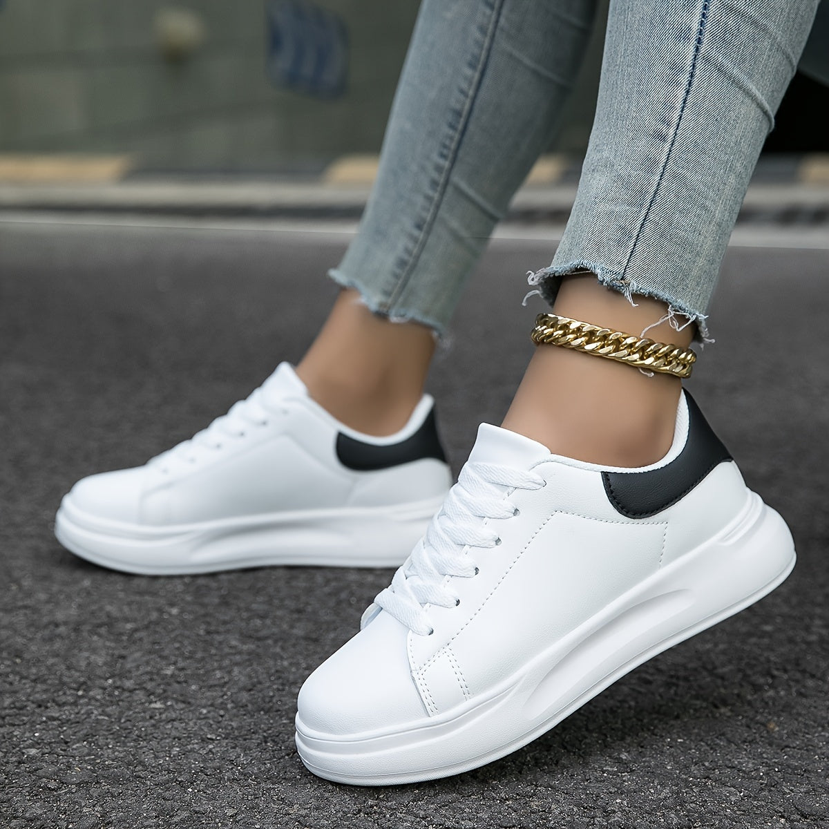 Dames Sneakers Wit 'Zania' – Orthopedisch & Comfortabel