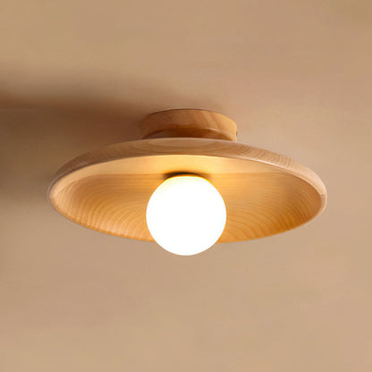Nordic Houten Plafondlamp – Moderne Design Plafondverlichting