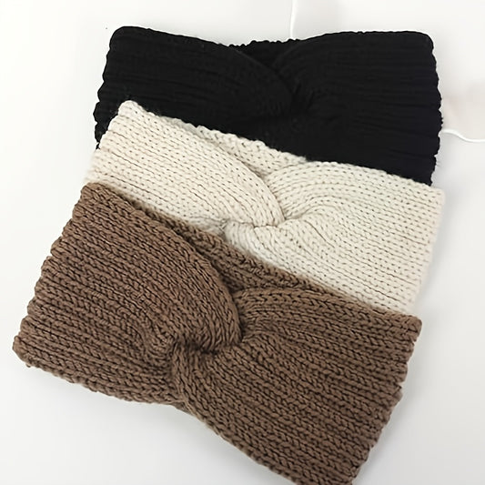 Gebreide Haarbanden Set – Warme Oorwarmers en Winter Accessoire